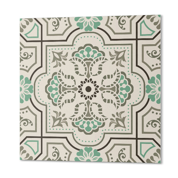 Wall panel square Graphic motif with geometric elements
