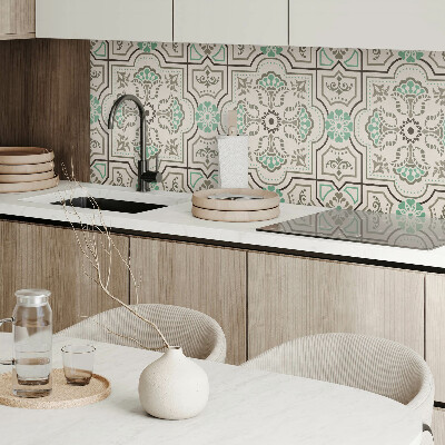 Wall panel square Graphic motif with geometric elements