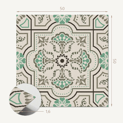 Wall panel square Graphic motif with geometric elements