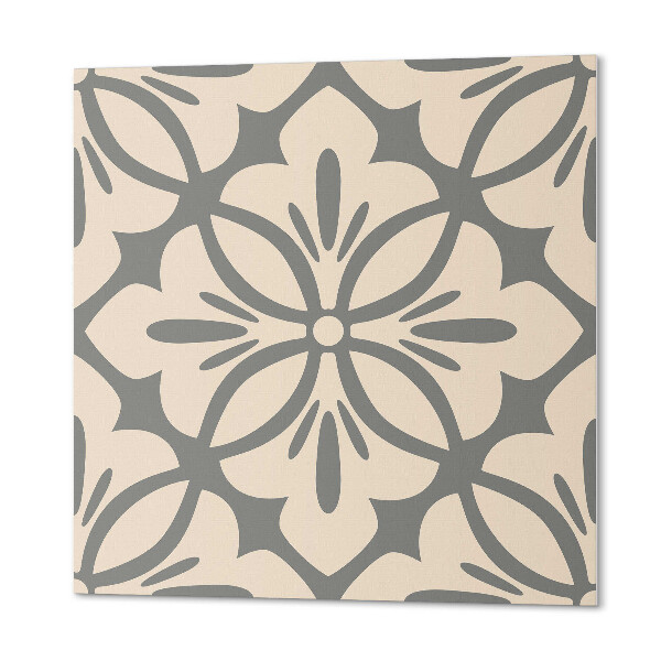 Wall paneling A floral composition with refined elements