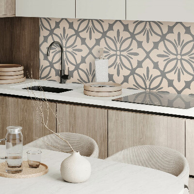 Wall paneling A floral composition with refined elements