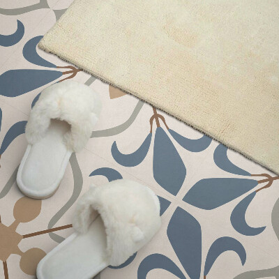 Pvc wall panel square Leafy floral design