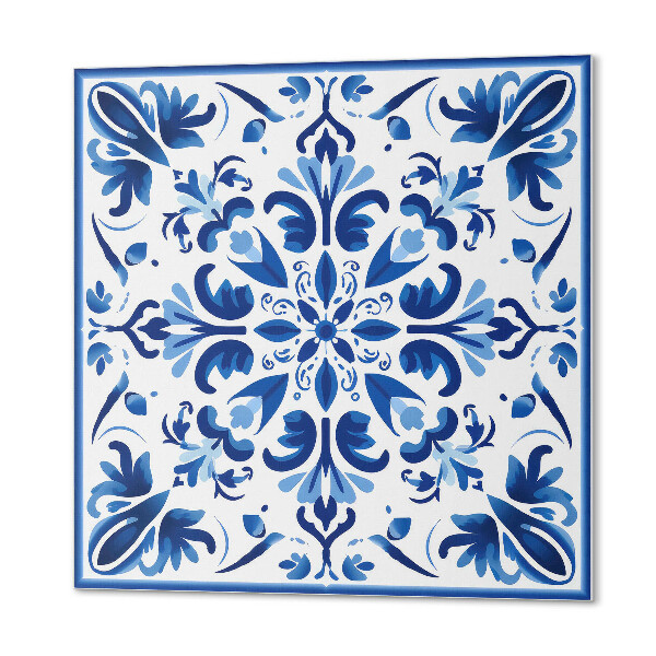 Wall paneling Stylish floral motif in balance
