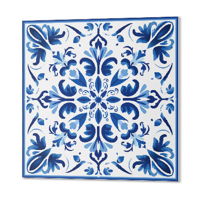 Wall paneling Stylish floral motif in balance