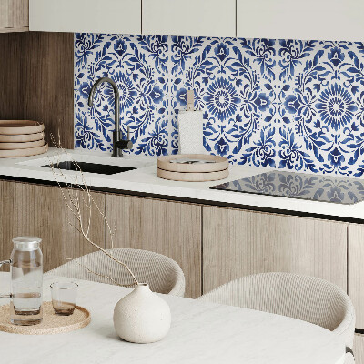 Pvc wall panel square Decorative floral pattern with details