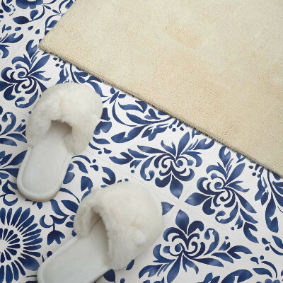 Pvc wall panel square Decorative floral pattern with details