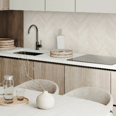 Wall paneling Herringbone pattern in wood