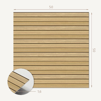 Pvc wall panel square Parallel Wood Plank Pattern