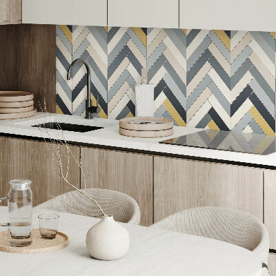 Wall panel square Herringbone Elegance