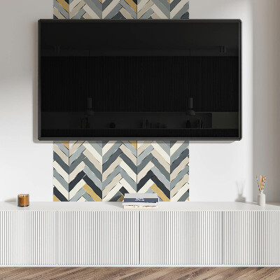 Wall panel square Herringbone Elegance