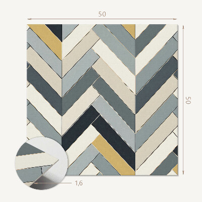 Wall panel square Herringbone Elegance