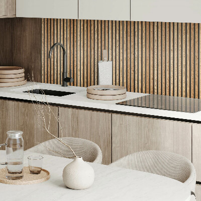 Wall paneling Vertical patterns on the board