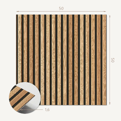 Wall paneling Vertical patterns on the board