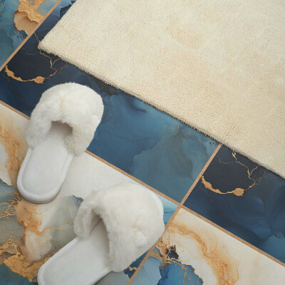 Wall paneling Abstraction with wavy shapes