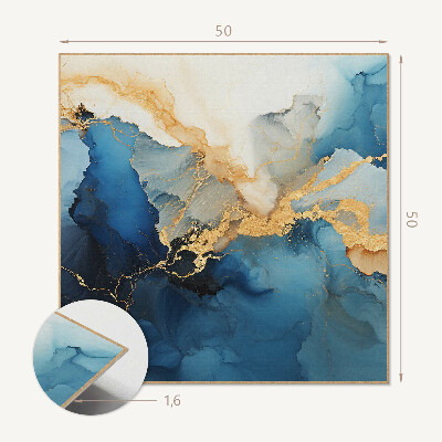 Wall paneling Abstraction with wavy shapes