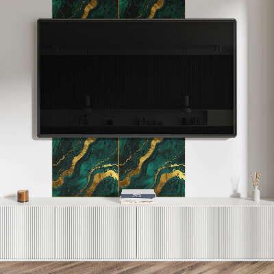Wall paneling Abstract wave structure shapes