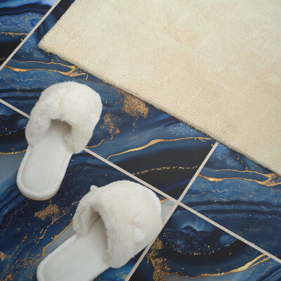 Pvc wall panel square Abstract style wavy pattern