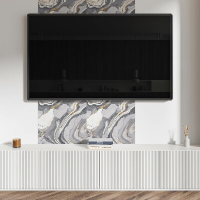 Pvc wall panel square Lines in dynamic shapes