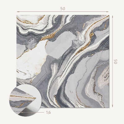 Pvc wall panel square Lines in dynamic shapes