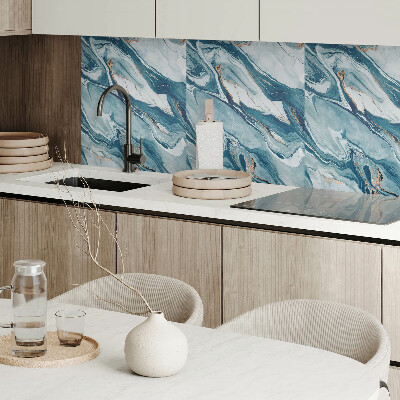 Wall paneling Abstract wave patterns