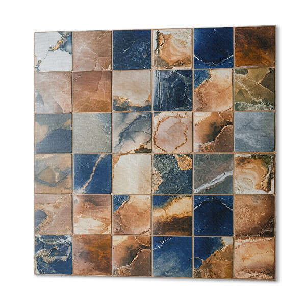 Pvc wall panel square Stone patterns in a mosaic style