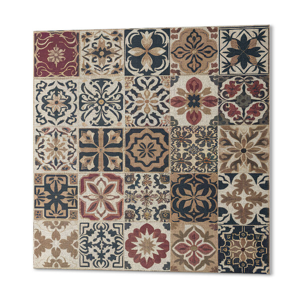 Pvc wall panel square Stylish mosaic arrangements