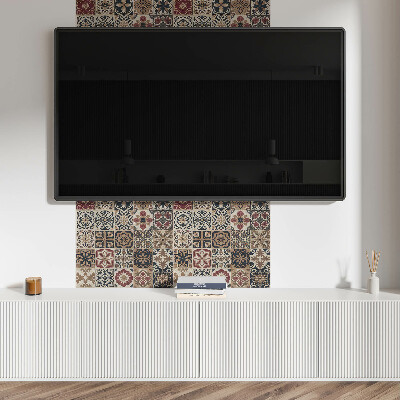 Pvc wall panel square Stylish mosaic arrangements