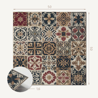 Pvc wall panel square Stylish mosaic arrangements