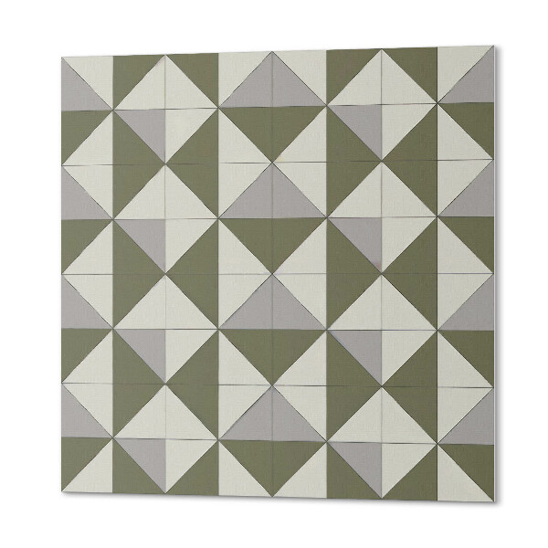 Wall paneling Design with triangles in a geometric style