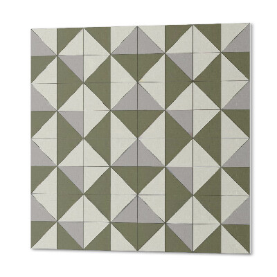 Wall paneling Design with triangles in a geometric style