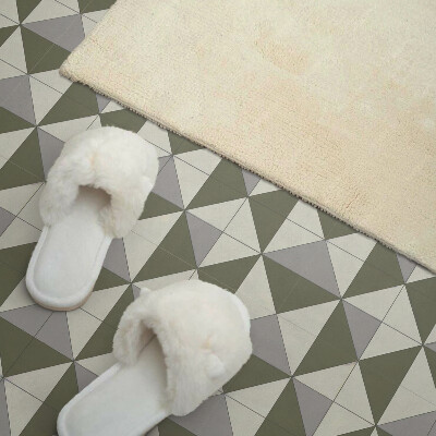 Wall paneling Design with triangles in a geometric style