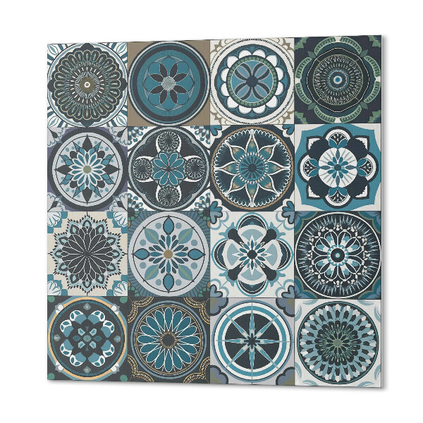 Pvc wall panel square Mosaic grid patterns