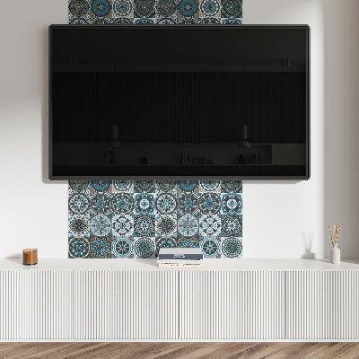 Pvc wall panel square Mosaic grid patterns