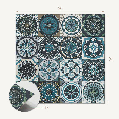 Pvc wall panel square Mosaic grid patterns