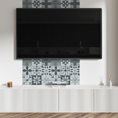 Wall paneling Geometric puzzle in a mosaic version
