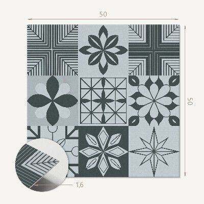 Wall paneling Geometric puzzle in a mosaic version