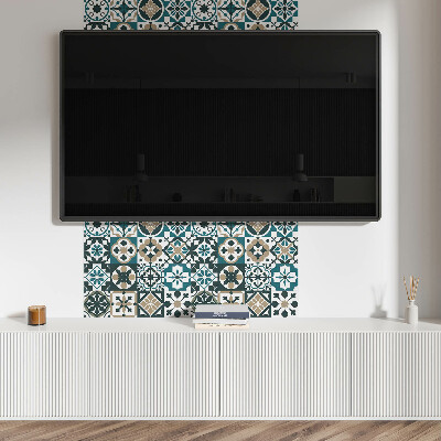 Pvc wall panel square Stylish tiles in a harmonious layout