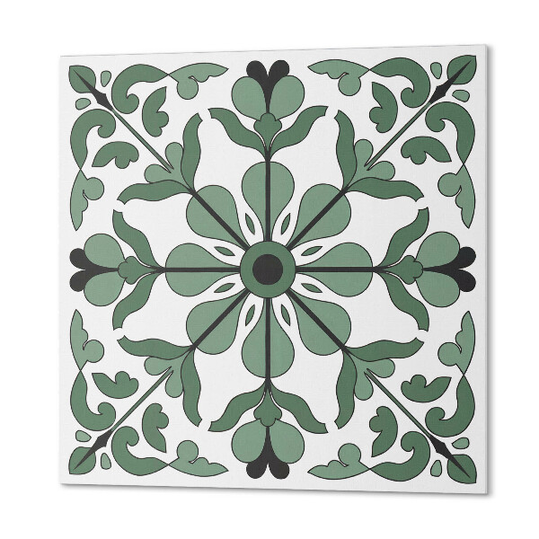 Wall panel square Harmony of plants in a balanced form