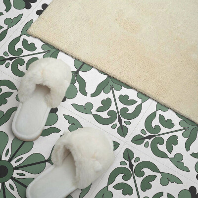 Wall panel square Harmony of plants in a balanced form