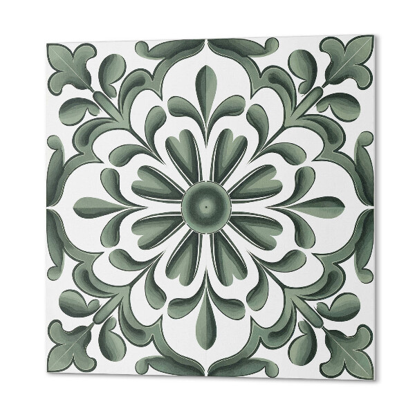 Wall paneling Round plant motif