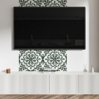 Wall paneling Round plant motif