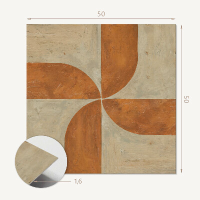 Wall panel square Stylish arches in geometry