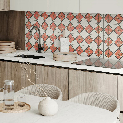 Wall paneling Stylish geometric rhombus motif