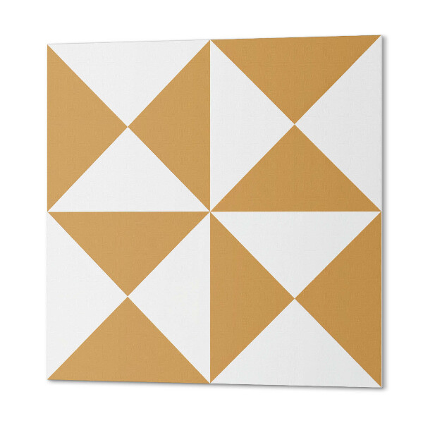 Wall panel square Triangular pattern in geometric style