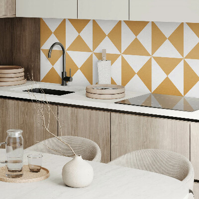 Wall panel square Triangular pattern in geometric style