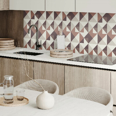 Pvc wall panel square Triangle geometry in a unique design