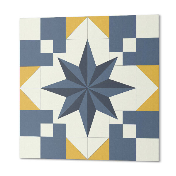 Pvc wall panel square Geometric star pattern