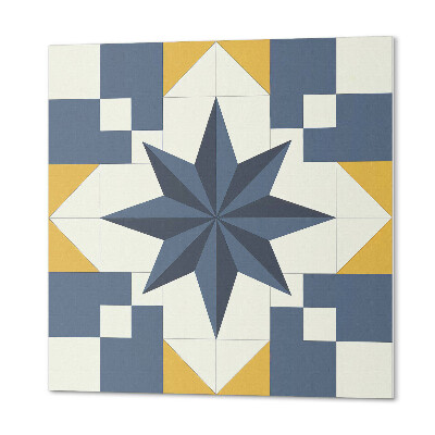 Pvc wall panel square Geometric star pattern