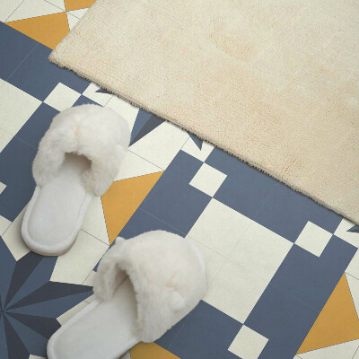 Pvc wall panel square Geometric star pattern