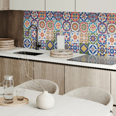 Wall panel square Stylish squares in a mosaic design